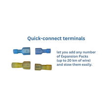 Load image into Gallery viewer, splices to connect Bear Sentry electric fence polywire to expansion pack extensions